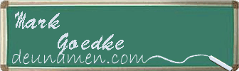 Mark Goedke Visitenkarte